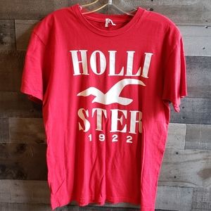💙 Hollister Red t shirt